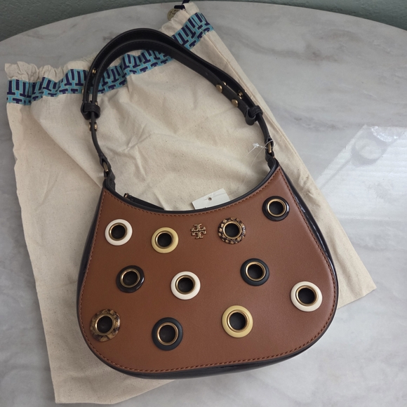 Tory Burch Handbags - Tory Burch Emerson Grommet Convertible Shoulder Bag
